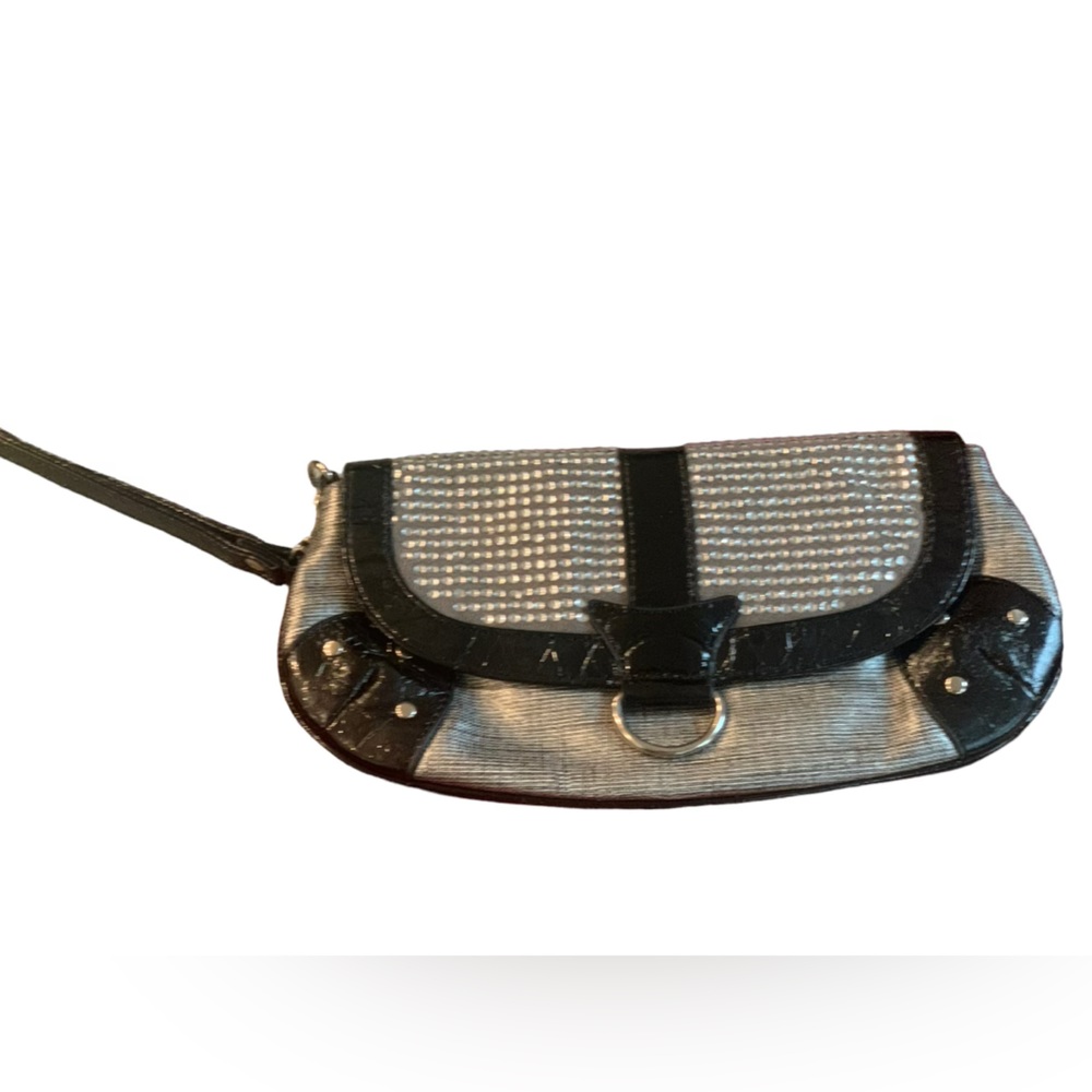 Rhinestone sliver wristlet